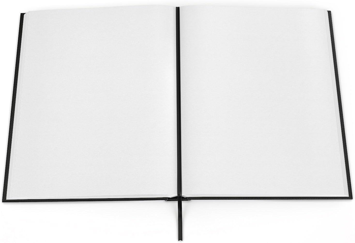 ARTEZA Hardcover Sketch Book 8.5 x 11 Drawing Pad 2 Pack 100 Sheets Sketch Pads for Drawing for Adults & Teens(8.5×11.5 inch)