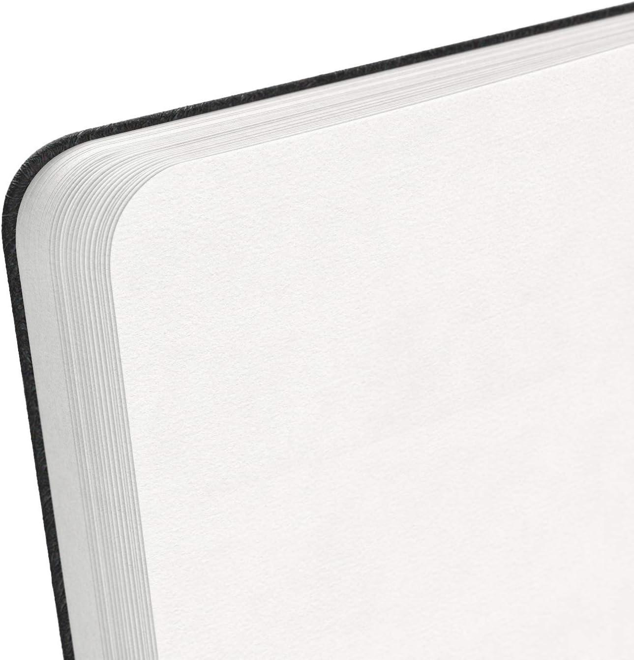 ARTEZA Small Hardcover Sketch Book 5.1×8.3 Drawing Pad 3 Pack 100 Sheets Sketch Pads for Drawing for Adults & Teens(5.1×8.3″ 3 Pack)