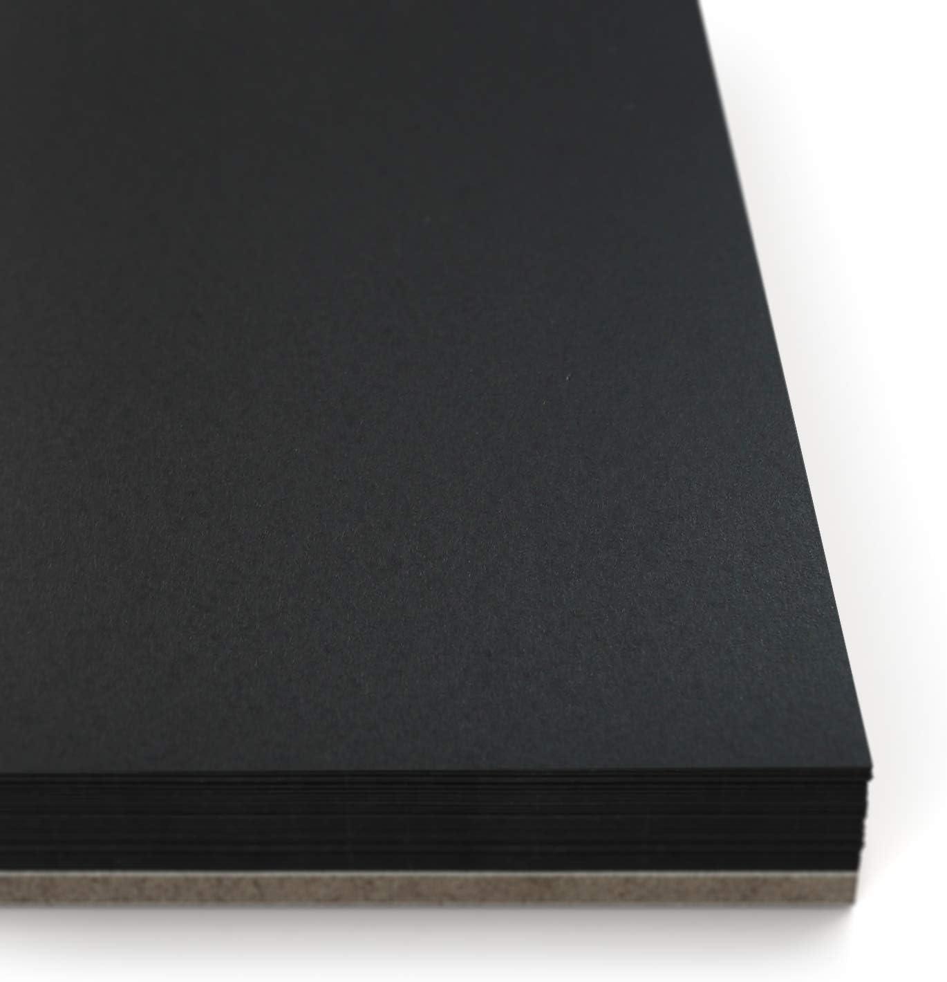 ARTEZA Spiral Sketch Book 9×12 Black Art Paper Drawing Pad 2 Pack 30 Sheets Sketch Pads for Drawing(1 Pack)