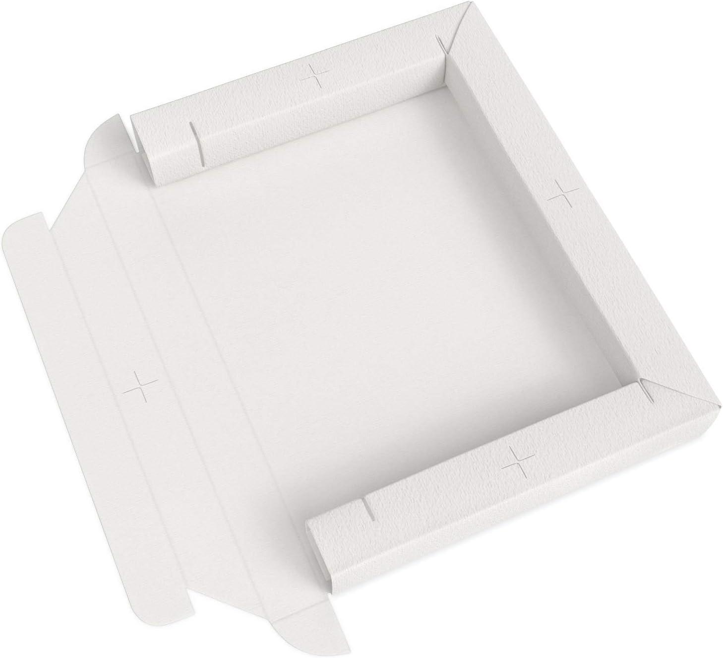 ARTEZA Watercolor Art Paper Foldable Canvas Pad, 5×6.6 Inches, 20 Sheets, DIY Frame(White)