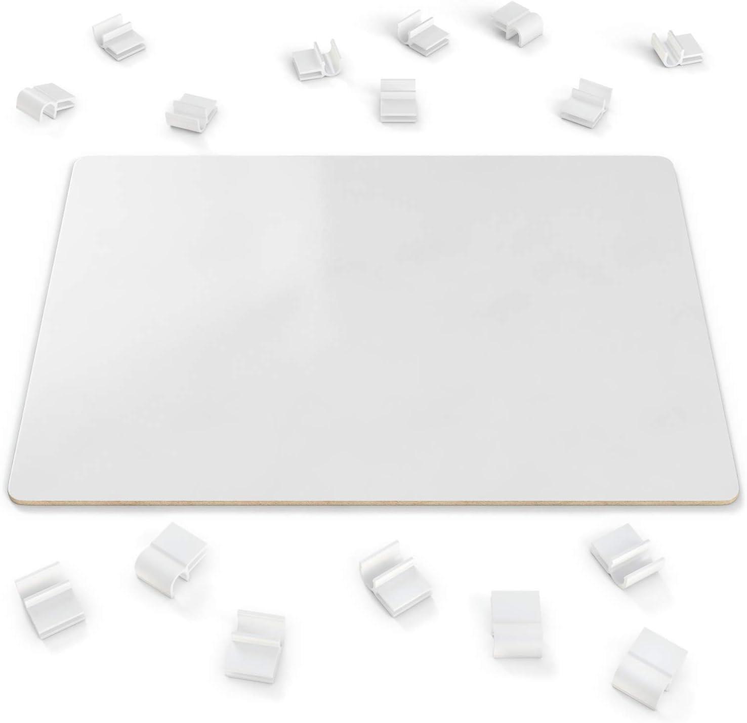ARTEZA Mini White Boards (16 Pack), 9×12 inch Dry Erase Boards, Double-Sided Dry Erase Lapboards, Back to School Supplies for Classroom, College, Students, Teachers, and Office Applications(White)