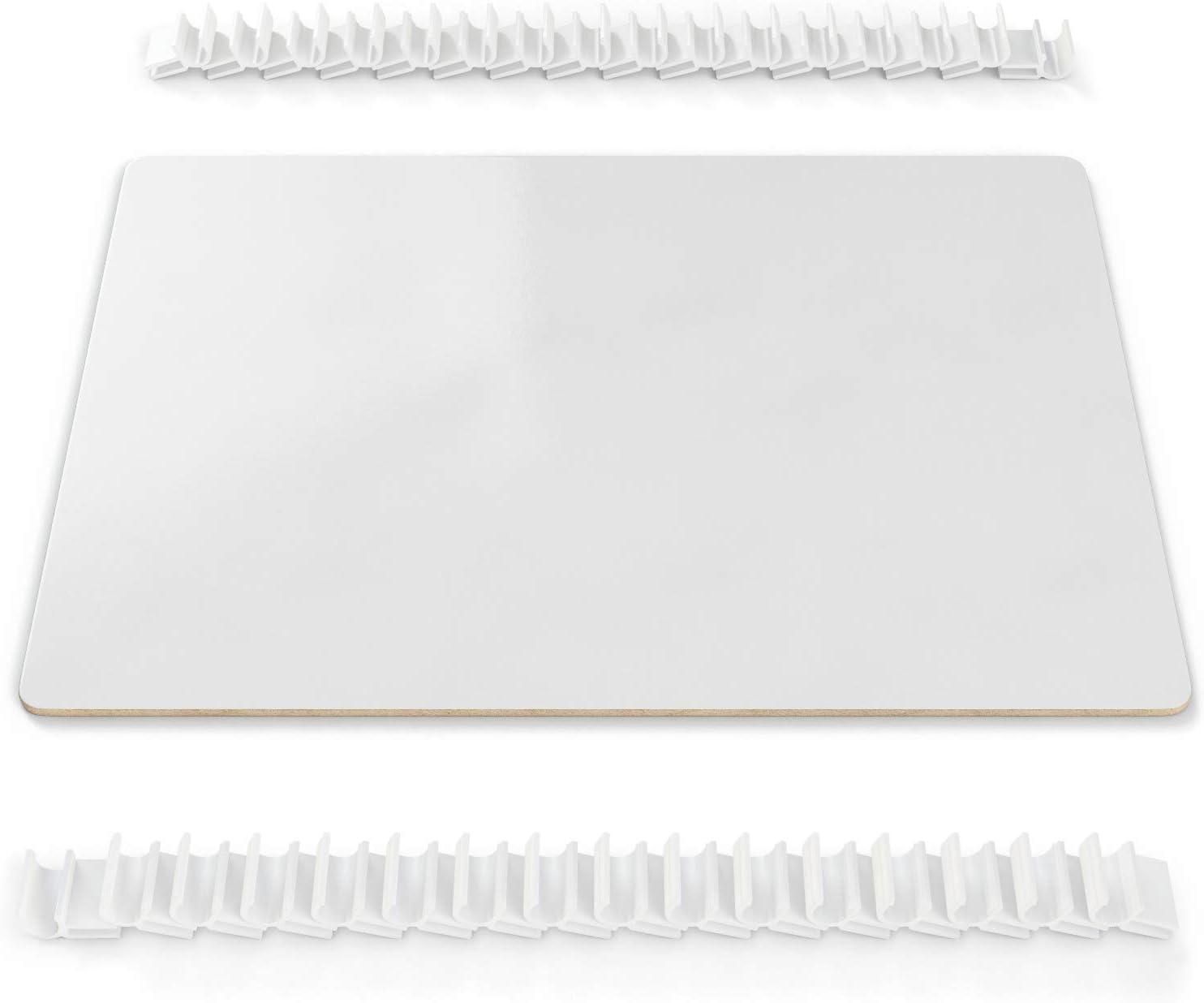 ARTEZA Mini White Boards (16 Pack), 9×12 inch Dry Erase Boards, Double-Sided Dry Erase Lapboards, Back to School Supplies for Classroom, College, Students, Teachers, and Office Applications(White)