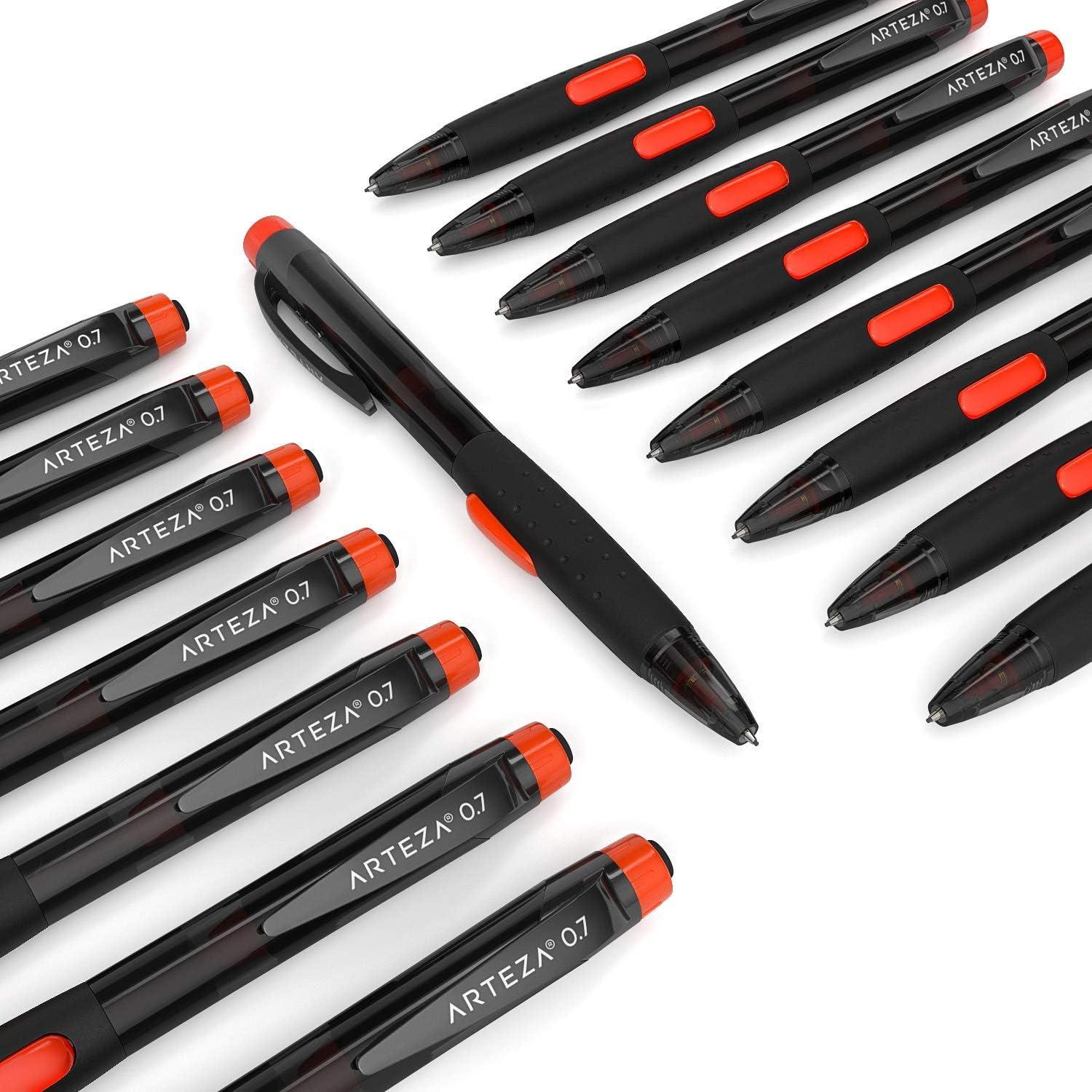 ARTEZA HB Mechanical Pencil Pack of 20, 0.7 Millimeter Medium Point Lead and Replaceable Eraser, Latex-Free Grip, Office and School Supplies(1 Count (Pack of 16))
