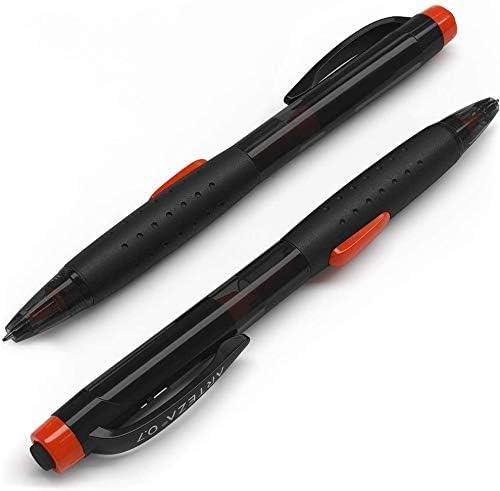 ARTEZA HB Mechanical Pencil Pack of 20, 0.7 Millimeter Medium Point Lead and Replaceable Eraser, Latex-Free Grip, Office and School Supplies(1 Count (Pack of 20))