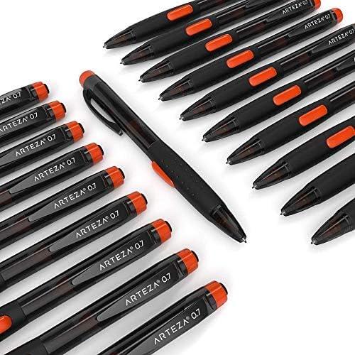 ARTEZA HB Mechanical Pencil Pack of 20, 0.7 Millimeter Medium Point Lead and Replaceable Eraser, Latex-Free Grip, Office and School Supplies(1 Count (Pack of 20))