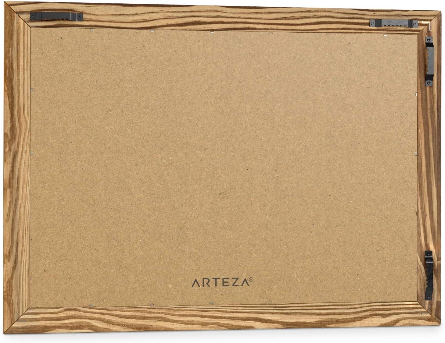 Arteza Magnetic Chalkboard Sign, 18×24 Inches, Includes 8 Chalk Markers and Magnetic Eraser, Easy-to-Mount Decorative Blackboard, Art Supplies for Cafes, Stores, Kitchen, Weddings and Special Events