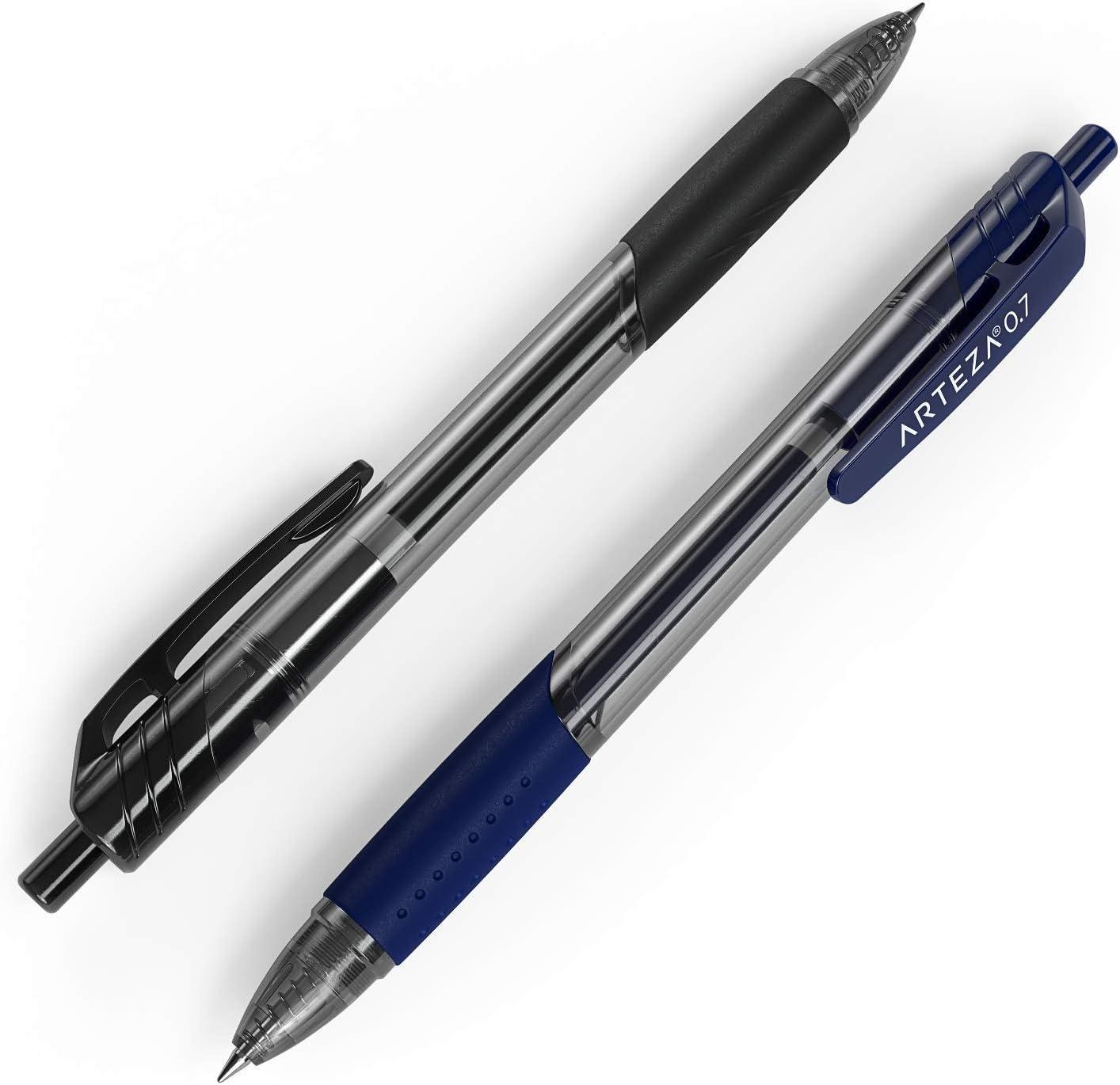 ARTEZA Gel Pen Refills, Pack of 50 – Blue Ink Rollerball Refills with Fine Tip, Quick-Drying, Non-Toxic, for Office, School & Everyday Writing(30 Pack)