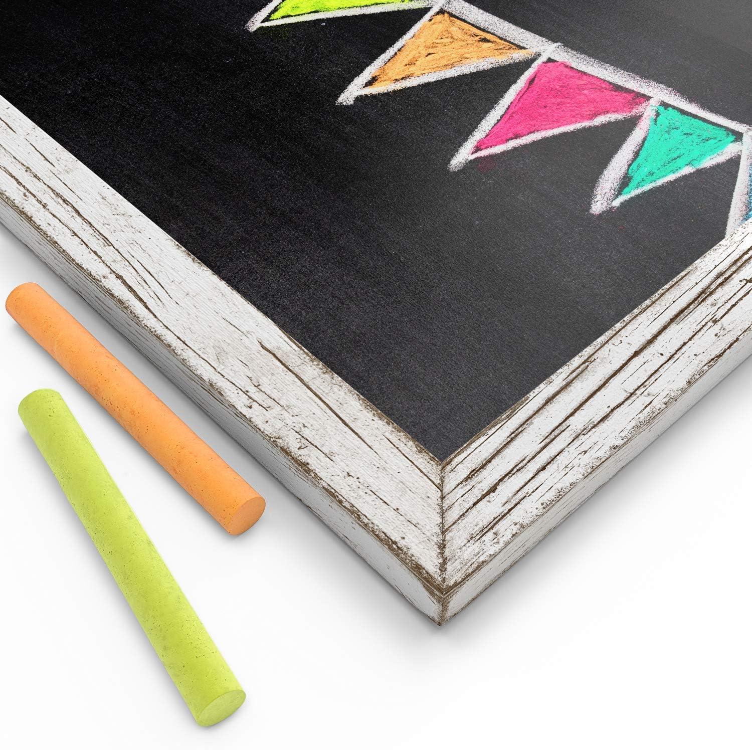 ARTEZA Vintage Framed Chalkboards, Pack of 5, 9.5 x 12 Inches, Decorative Blackboards with String, Art Supplies for Cafes, Stores, Kitchen, Weddings & Special Events