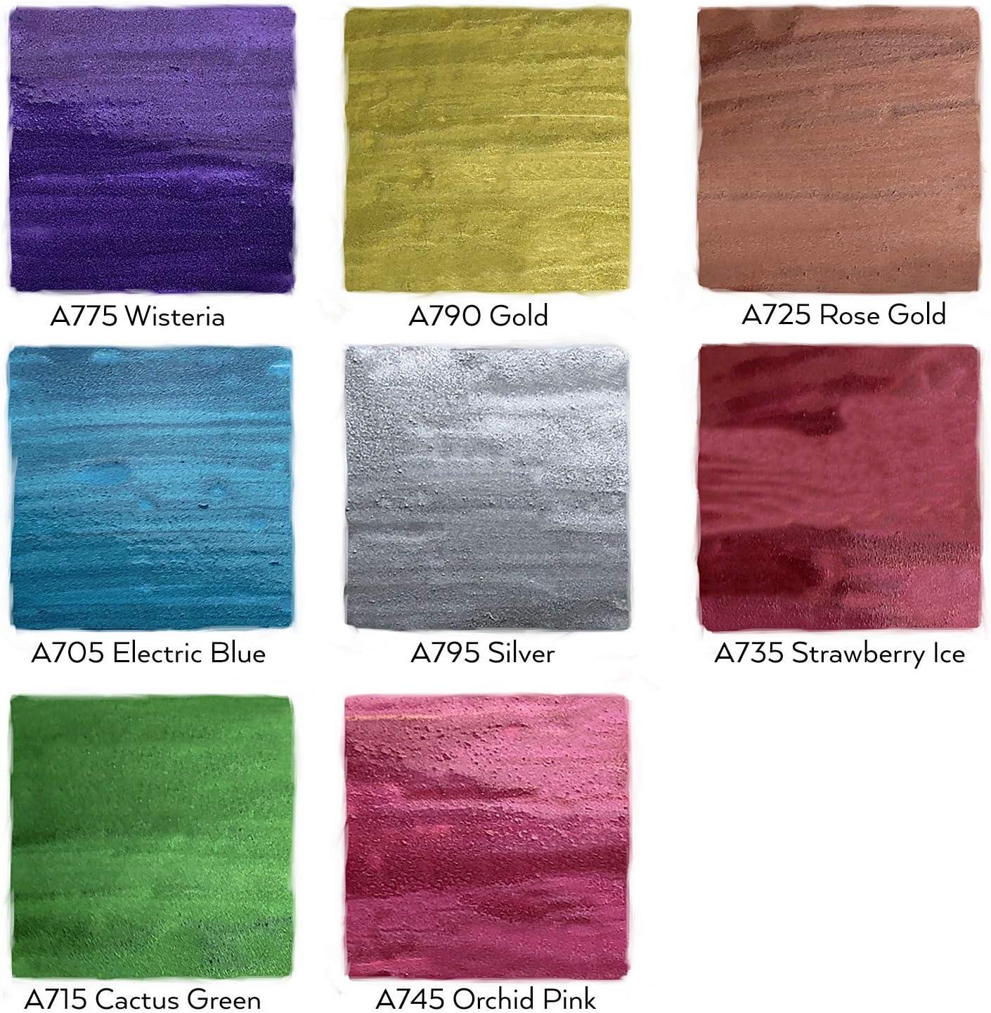 ARTEZA Liquid Chalk Markers, Set of 8, Metallic Colors, Erasable(Metallic)