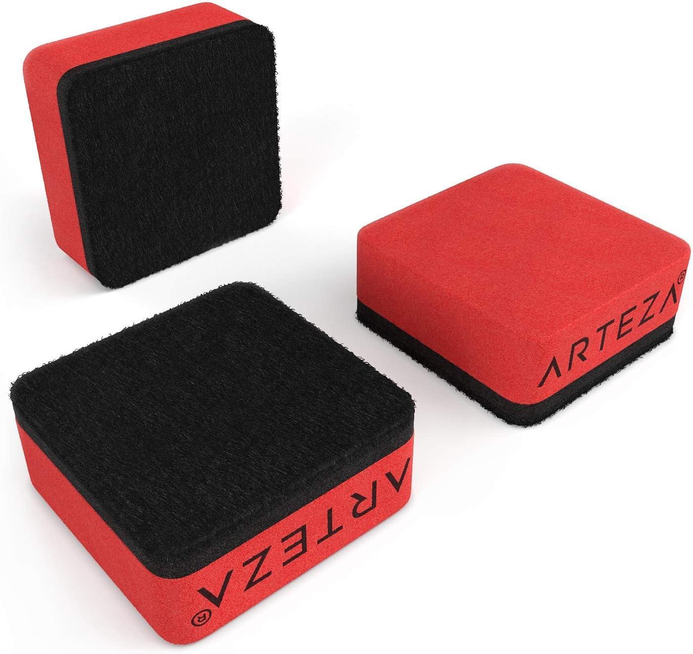 Arteza Mini Whiteboard Erasers, Pack of 20, 2 x 2 x 0.8 Inches, Washable Magnetic Erasers for Dry-Erase Boards and Chalkboards, Classroom, Home, and Office Supplies for Students and Teachers(Set of 20)