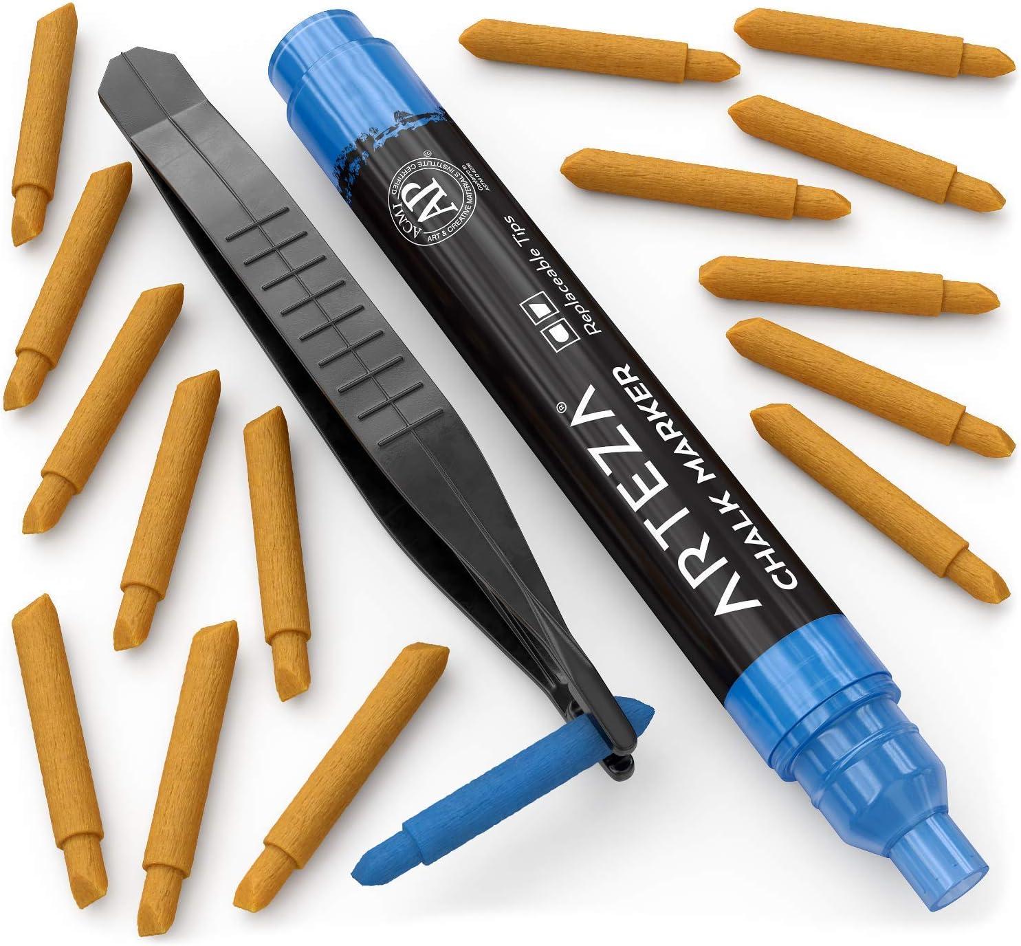 ARTEZA Liquid Chalk Markers, Set of 8, Metallic Colors, Erasable(Pastel)