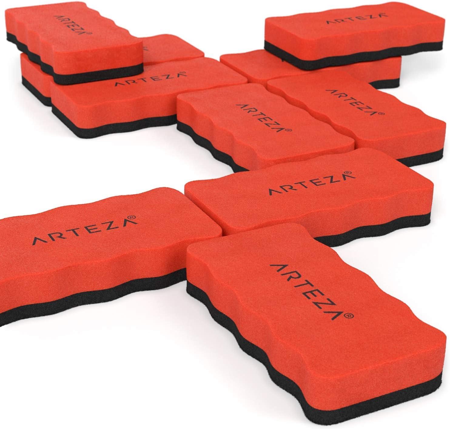 Arteza Mini Whiteboard Erasers, Pack of 20, 2 x 2 x 0.8 Inches, Washable Magnetic Erasers for Dry-Erase Boards and Chalkboards, Classroom, Home, and Office Supplies for Students and Teachers(Set of 10)
