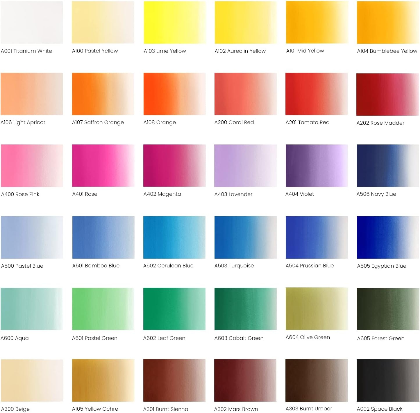 Arteza Acrylic Gouache Paint, Acrylic Paint Set of 36 Basic Colors and Arteza Paint Canvases for Painting, 9 Pack, 6 inches, Hexagonal Blank Canvas Bulk, Art Supplies for Adults, for Acrylic Pouring