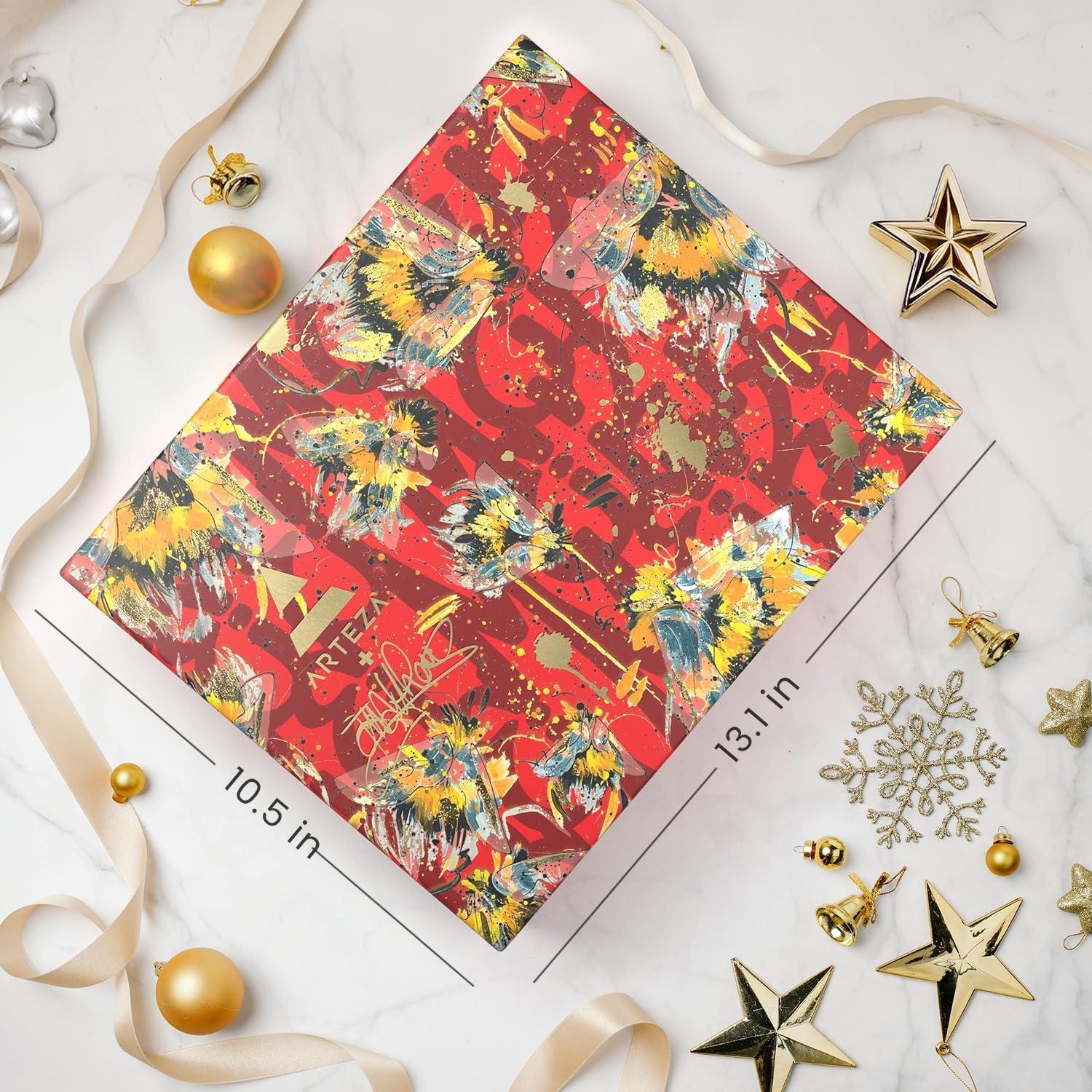 ARTEZA Advent Calendar 2024 (24 Days) Fine Art | Holiday Art Supplies Gift for Adults | Includes Paints, Brushes, and Project Kits | Curated by Tiffany Anna