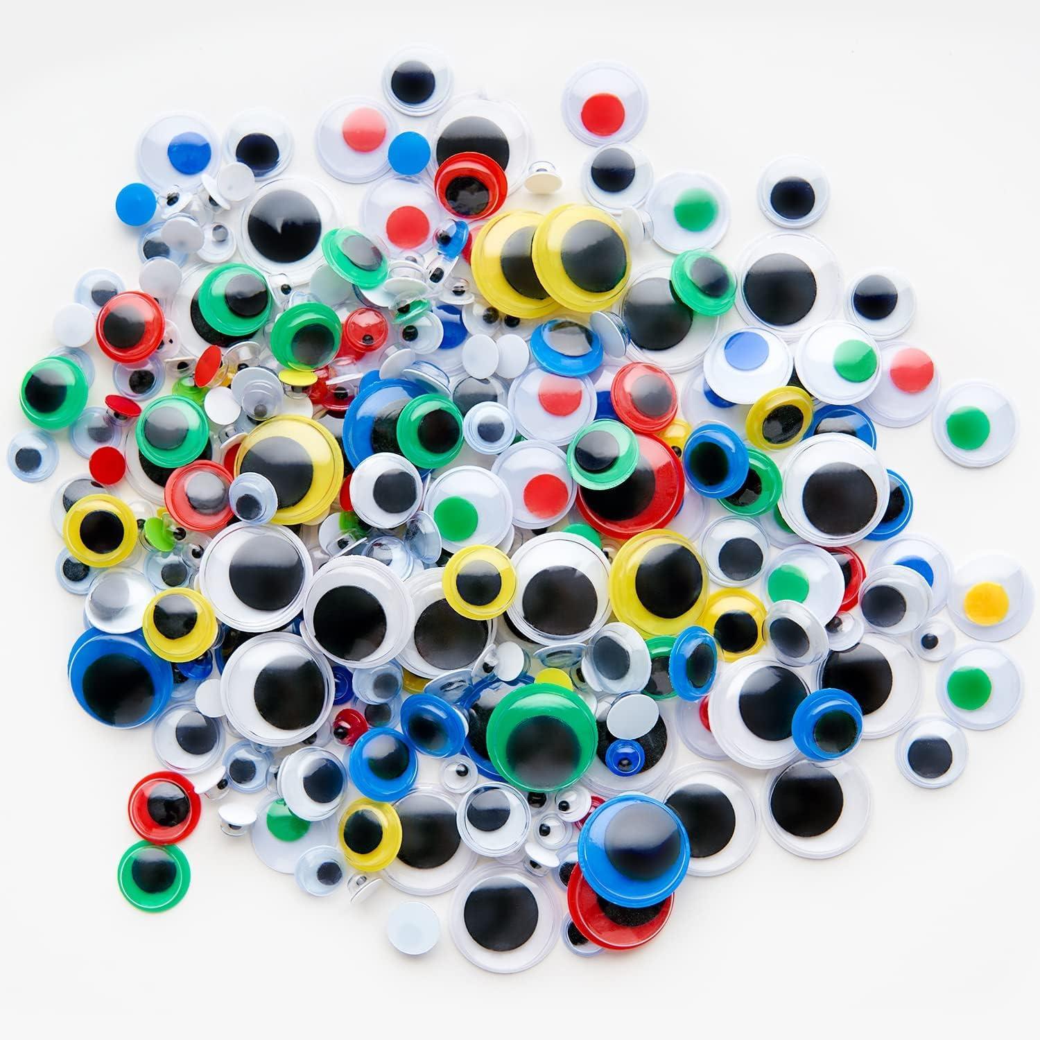 ARTEZA Googly Eyes, 3000 Pieces, Variety of Sizes, Craft Supplies for Creating Puppets, Pet Rocks, Photos, and Dolls, Easter Egg Arts and Crafts