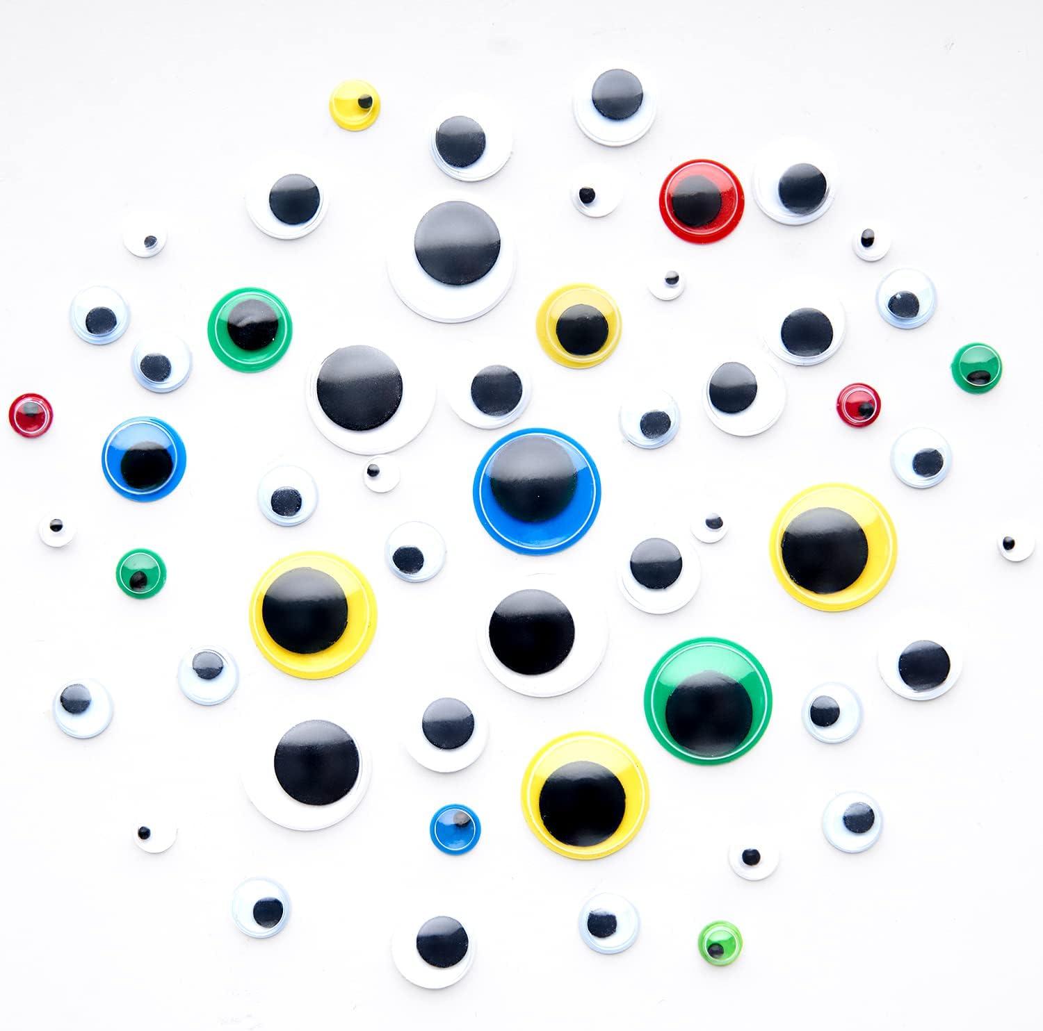 ARTEZA Googly Eyes, 3000 Pieces, Variety of Sizes, Craft Supplies for Creating Puppets, Pet Rocks, Photos, and Dolls, Easter Egg Arts and Crafts