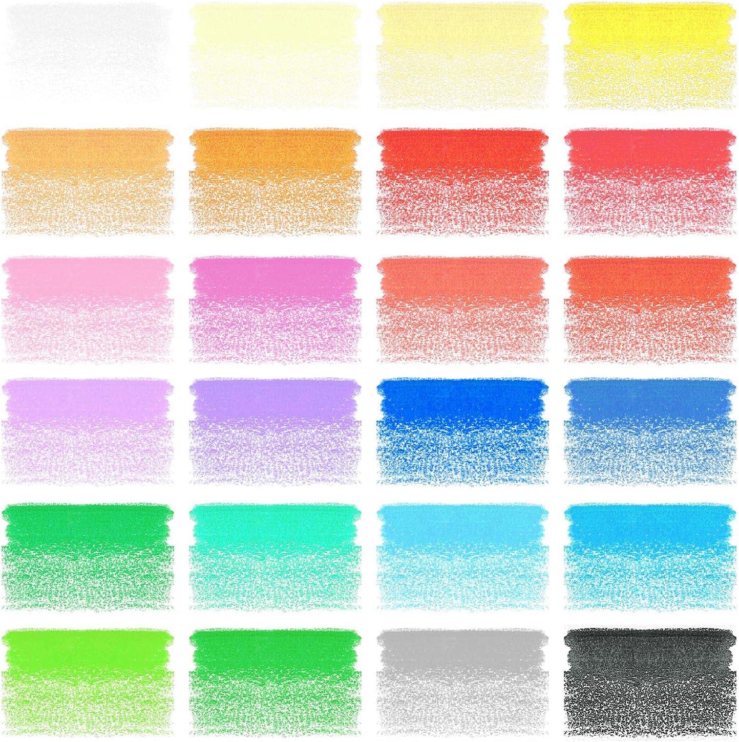 ARTEZA Scented Colored Pencils for Kids, 24 Triangle Pre-Sharpened Non-Toxic Smelly Pencils, for School Drawing, Arts & Crafts(Scented)