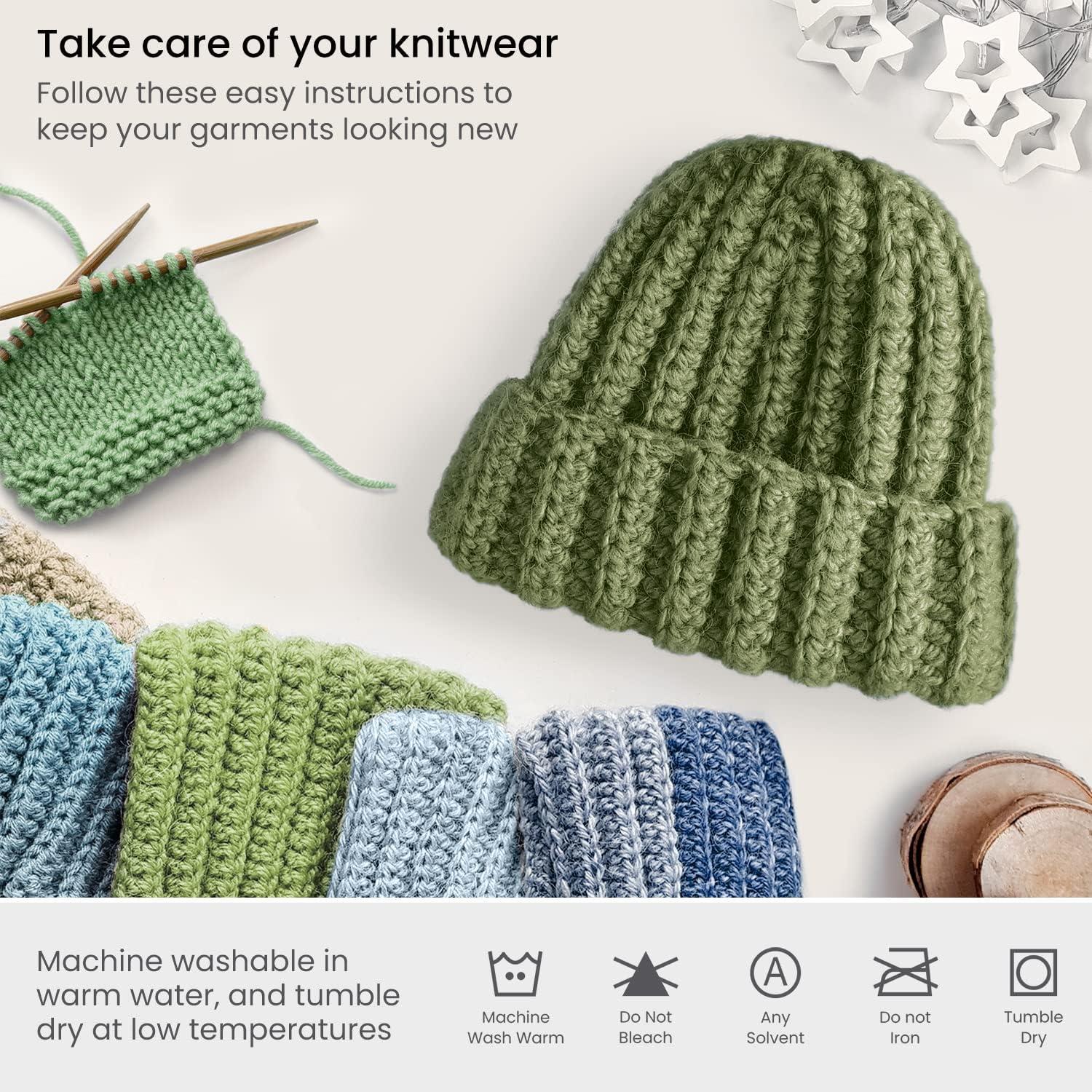 ARTEZA Acrylic Yarn for Crocheting, 4 x 200-g Skeins of Worsted Yarn for Knitting, Mossy A602, Knitting & Crochet Supplies(Pack Mossy)