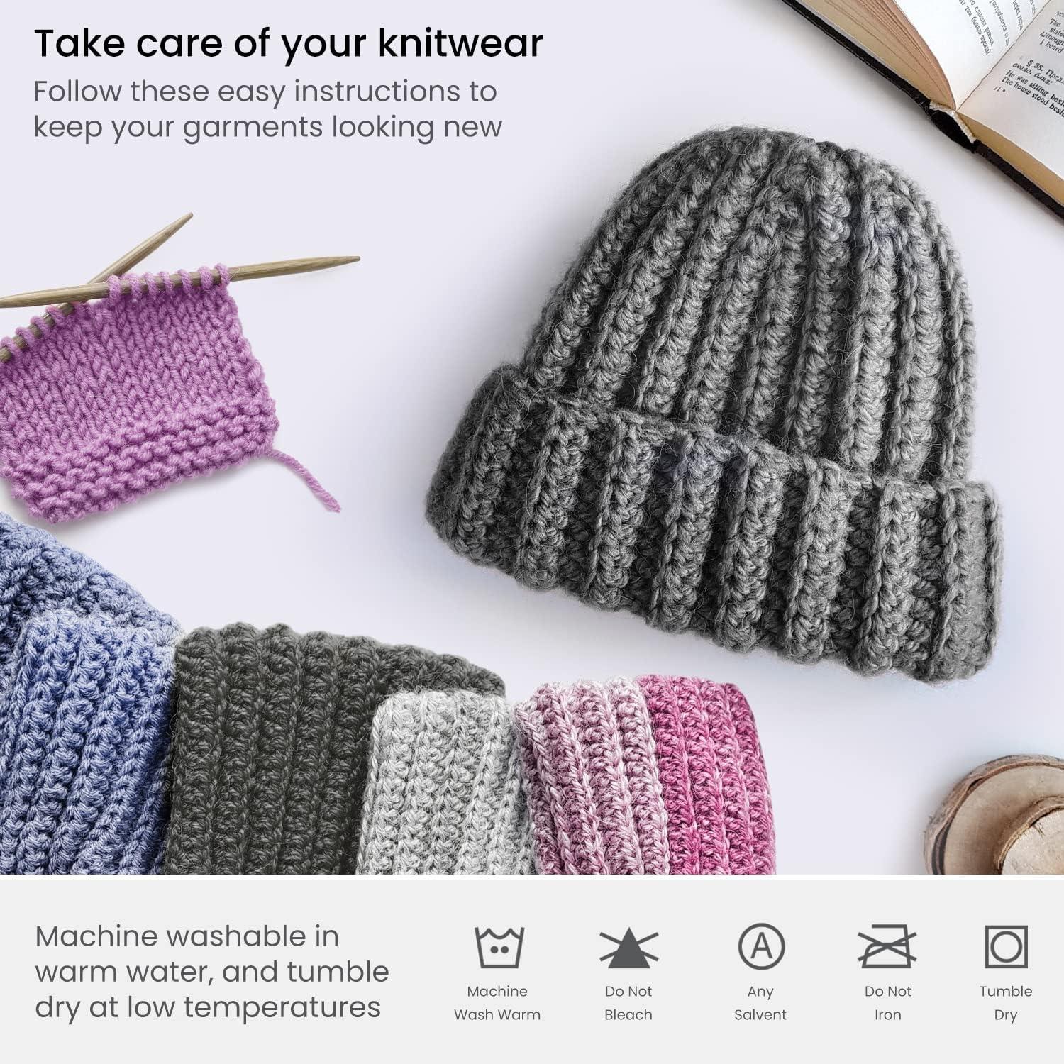 ARTEZA Acrylic Yarn for Crocheting, 4 x 200-g Skeins of Worsted Yarn for Knitting, Mossy A602, Knitting & Crochet Supplies(Very Shady)