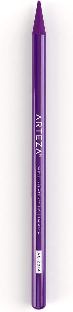 ARTEZA Woodless Watercolor Pencils, 24 Drawing Pencils, Colored Pencils Set for Adults, Art Supplies for Blending and Layering